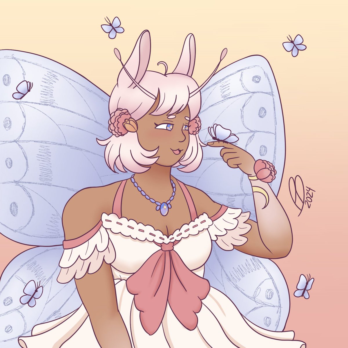 nerdymikayuki's tweet photo. #artfight2024 part 6 - Odette for KingHelios33, Maju for Miauzi, and Nox for Nekomatagirl. 
#artfight #digitalart #characterart #snowwhite #fairy #bunnerfly #butterfly #rainbow #fae #angel #magic #magical https://t.co/FeJ4uOW9WG