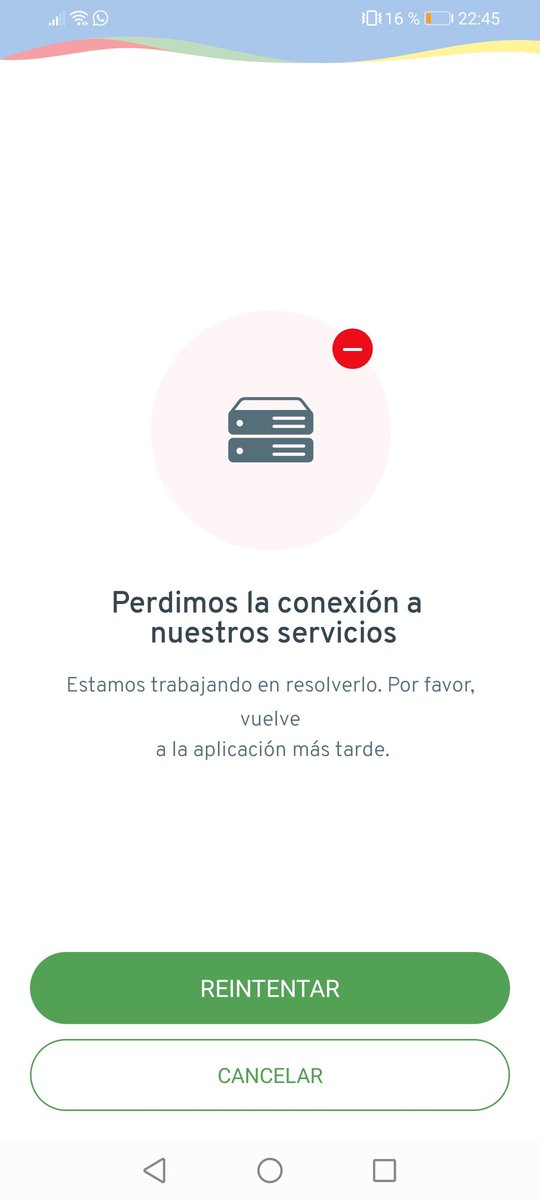 Fernandatolorz1's tweet photo. @BancoBci hola buenas noches estoy intentando pagar mi tarjeta de crédito y me arroja que no esta disponible la app y estoy cercana a mi fecha de vencimiento por favor solicito su ayuda https://t.co/MNRlHqX4ot