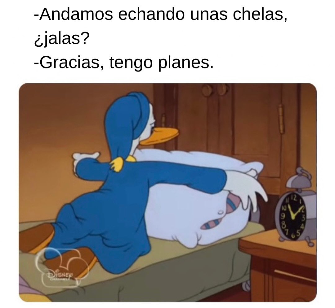 ahivienelmeme's tweet photo. Mis planes para un #SabadoDeDescontrol 
#ALos30 https://t.co/3hGbeAhno5