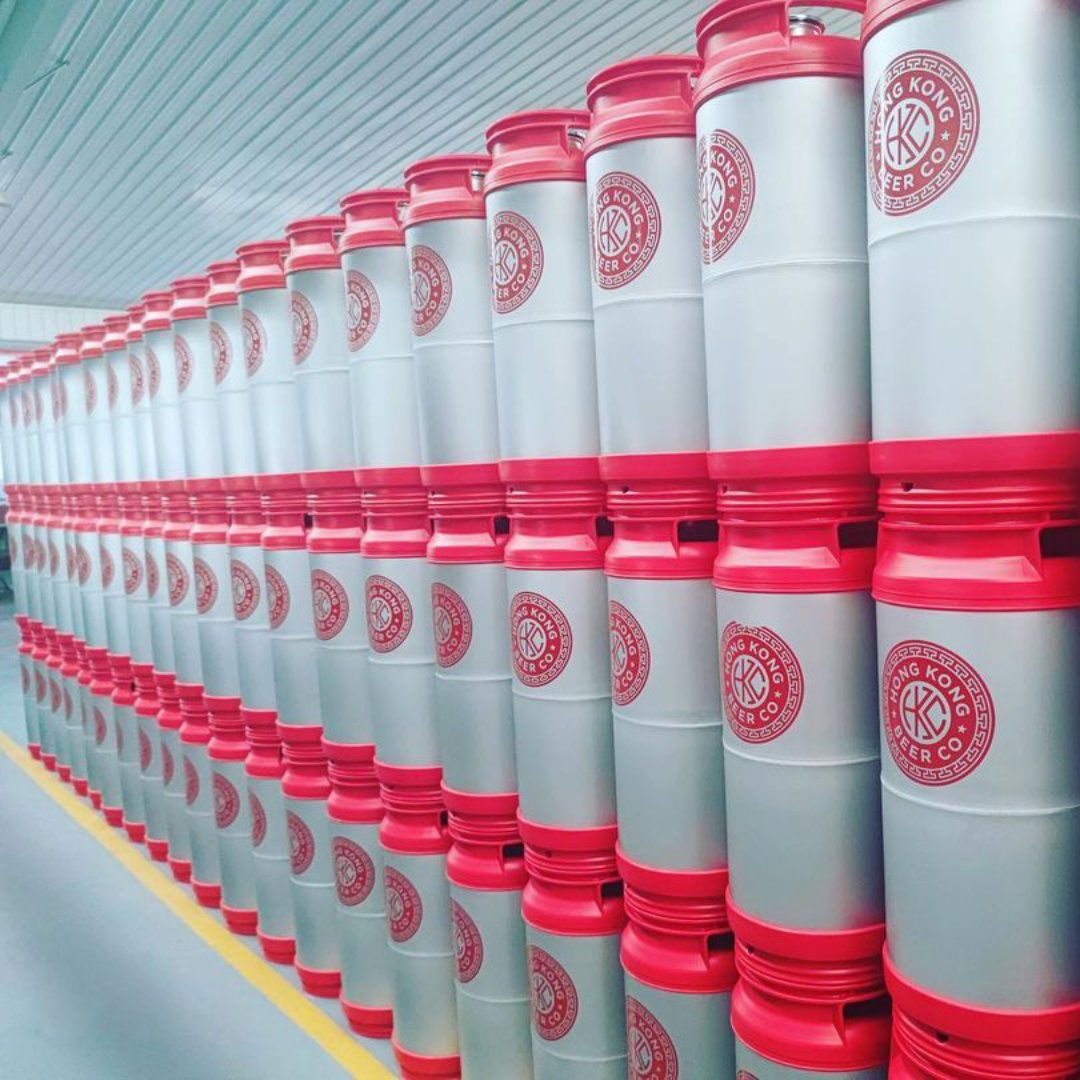 HKBeerCo's tweet photo. We supply draught beer in HK in #sustainable food-grade, resuable stainless-steel kegs. This dramatically reduces the carbon footprint of transportation vs imported beers, and enhances freshness due to local, small-batch production, cold storage, and cold-chained local delivery. https://t.co/wRTHgTLypm