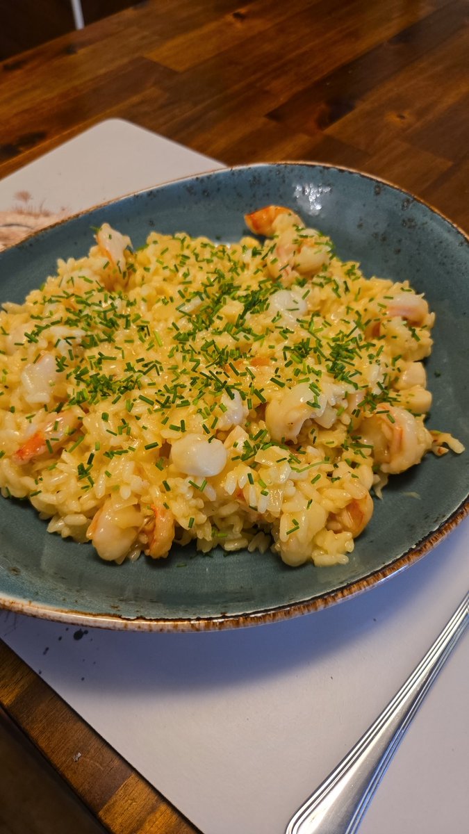 Seafood risotto