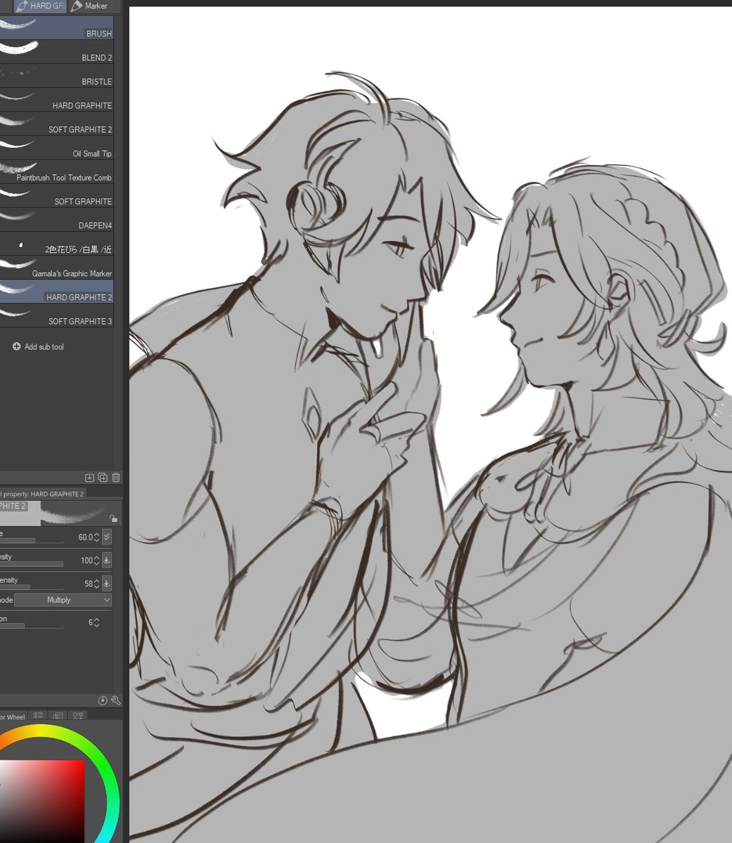 anyways haikaveh sketch before going to sleep 
