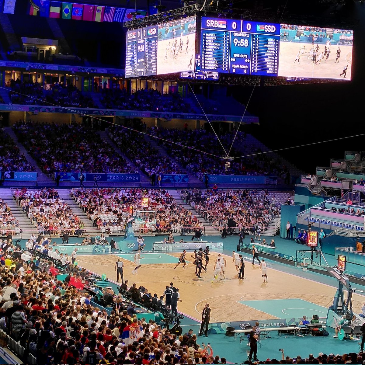 hedzed's tweet image. Great 🏀 game, yesterday in Lille! Serbia (con Jokic) was to strong for the surprisingly good Sout-Sudan. Let the games begin!  (for us) #OlympicGames #Paris2024