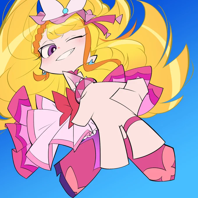 #私はこういう絵師です見た絵師全員参加 頭と手と足を大きく描く人です。