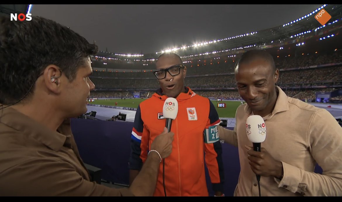 Goedemorgen <a href="/NOSsport/">NOS Sport</a>.  Complimenten voor de verslaglegging tijdens en na de gouden race op de estafette 4x 400 meter

<a href="/Olympics/">The Olympic Games</a> <a href="/TeamNLtweets/">TeamNL🇳🇱</a> <a href="/JeroenStekel/">jeroen stekelenburg</a> <a href="/gregorysedoc/">gregory sedoc</a> 

Zo ziet sportbeleving er uit! Wat een teamprestatie. Fenomenaal.