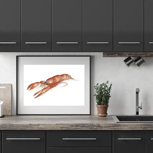 morvennauk's tweet photo. Good morning #ukgifthour! If your kitchen needs some new artwork or for all you seafood lovers out there I think this lobster print might be just the thing! #lobster #seafood #scottishart #morvenna #sea #alamer #lobsterart #watercolour #shopindie https://t.co/bvSIHaWtPL https://t.co/OIIlqLj1yI