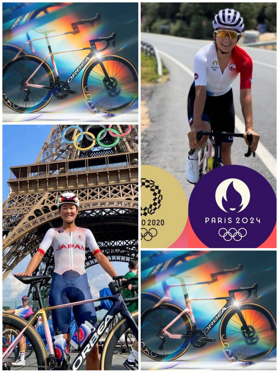 peiogg's tweet photo. Aupa Neskak! ✊🏼💜

Road race @Paris2024 🏁 @YonamineEri 🇯🇵 &amp; @catasotocampos 🇨🇱

#Paris2024 @LABORALkTeam https://t.co/Qy8lbNAAZA