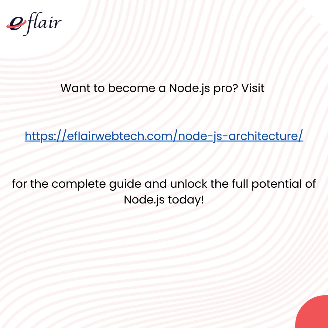 eflair_webtech's tweet image. Node.js Architecture: A Comprehensive Guide
eflairwebtech.com/node-js-archit…
Follow Eflair for expert insights and updates on mastering Node.js!
#NodeJS #NodeJSArchitecture #ServerSide #EventDriven #NonBlockingIO #WebDevelopment #TechGuide #Programming #SoftwareEngineering #ScalableApps