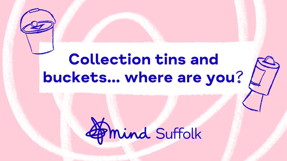 SuffolkMind (@suffolkmind) on Twitter photo We're on the hunt for our collection tins and buckets that might be lurking around out there. ๐
If you've got one lying around, we'd be happy to organise a collection of it! Every penny counts! ๐ช
Email fundraising@suffolkmind.org.uk to get in touch with the team. We're on the hunt for our collection tins and buckets that might be lurking around out there. ๐
If you've got one lying around, we'd be happy to organise a collection of it! Every penny counts! ๐ช
Email fundraising@suffolkmind.org.uk to get in touch with the team.