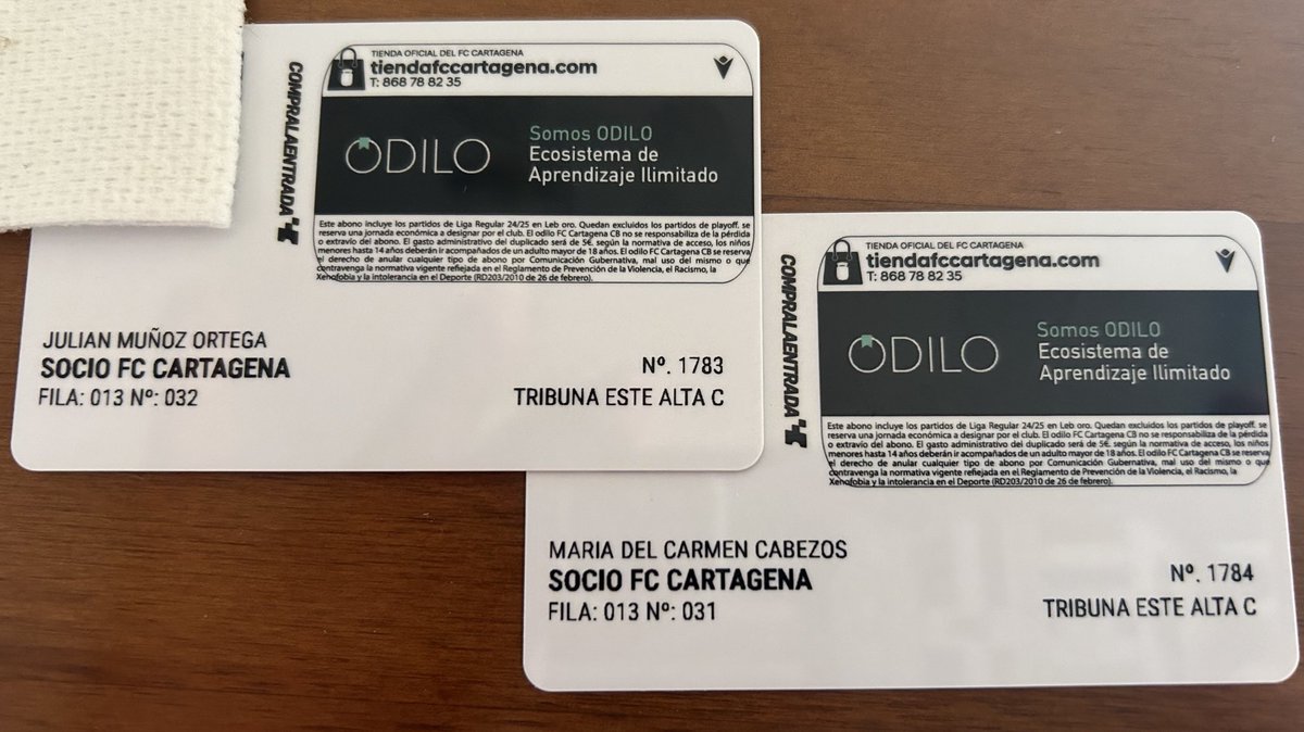Mi granito de arena con el deporte de nuestra zona, también con esto cumplo mi trato ⁦<a href="/bernabepaco/">Francisco Bernabé</a>⁩ seguro que también lo hará con ⁦@fclaunionatl⁩ si es que algún día los ponen a la venta.