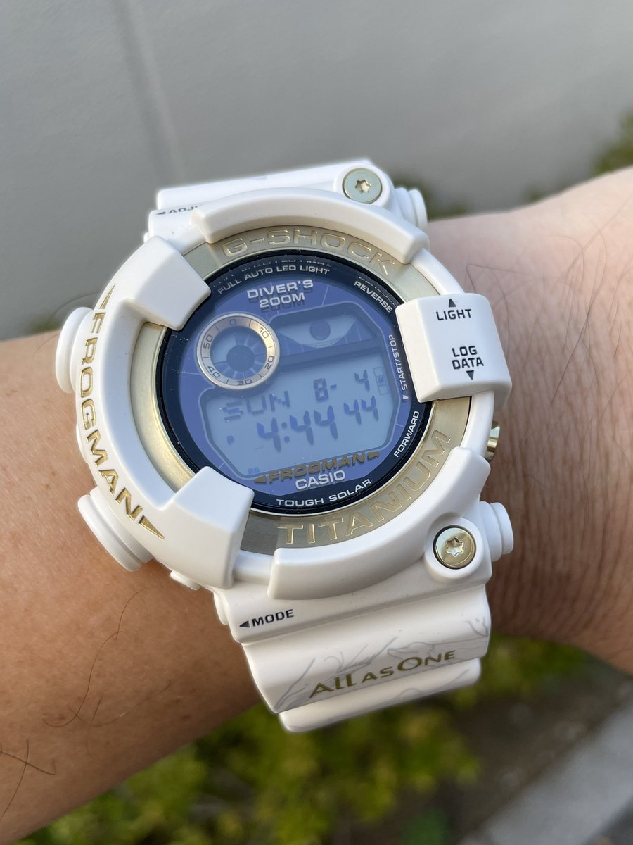 tokei_lover's tweet photo. 8月4日4時44分44秒
イルクジフロッグマンで買い物へ
#GW8201K7JR
#GShock #gshockfrogman
#casio #casiofrogman
#イルクジ30周年
#gショック https://t.co/nCudE9Djax