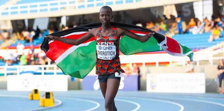 TeyaKevin's tweet image. Faith &apos;Last Born&apos; Cherotich finishes second in 3000M steeplechase heat 1.

She&apos;s through to the final.

#TeamKenya