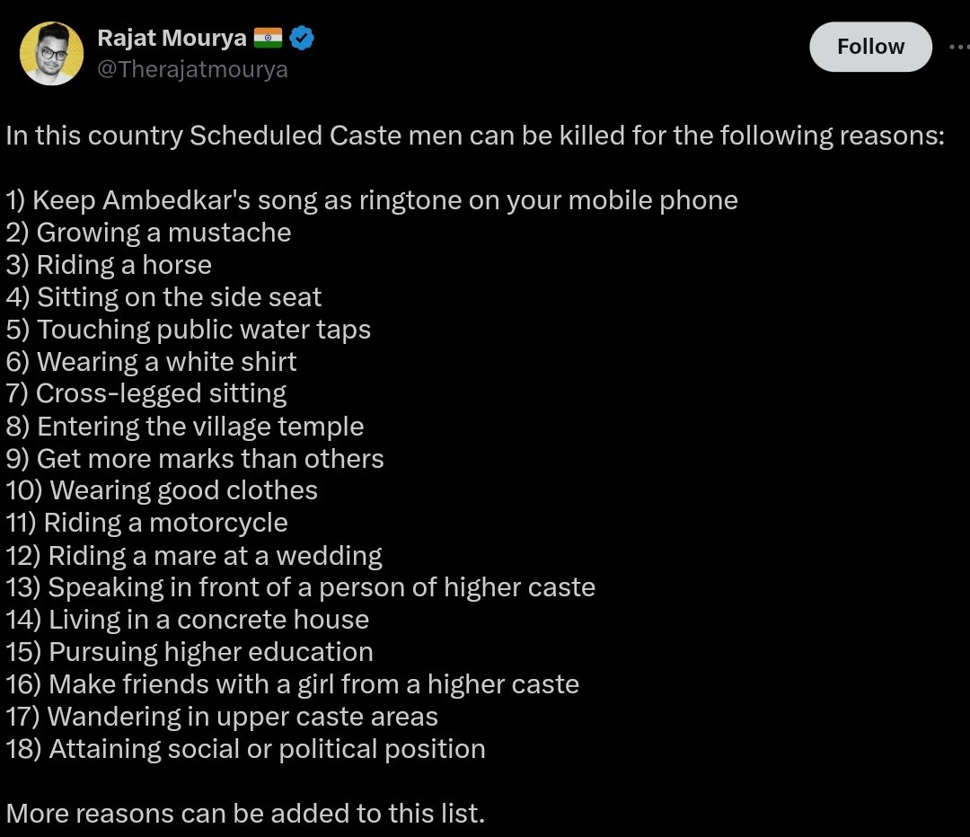 HimanshuSi54746's tweet image. Hindu unity in a nutshell! Left me speechless.

#SaveReservations 
#scstclassification