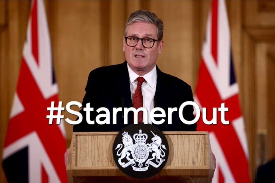 real_shirelass's tweet image. 🚨 #StarmerOut is trending massively on X