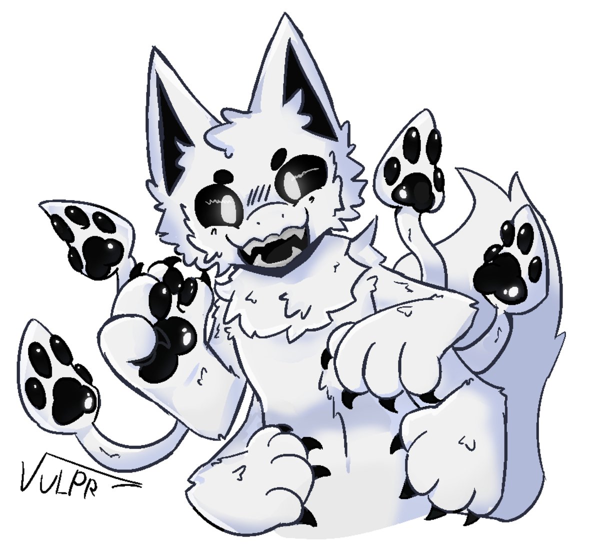 Vulprrr's tweet photo. Squid Dog Chompers (Other Photo Scales/Angles) | Changed 

I honestly didnt know which one looked the best, so here they are all of them
#changed #furryart https://t.co/zRy4JQi7wn