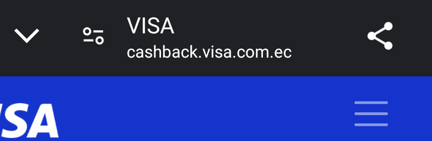 BroncanoJ's tweet photo. @askvisa buenas tardes, esta pagina si es oficial de Visa? Y si están dando cashback por compras en EEUU? https://t.co/dzfttyXEa9