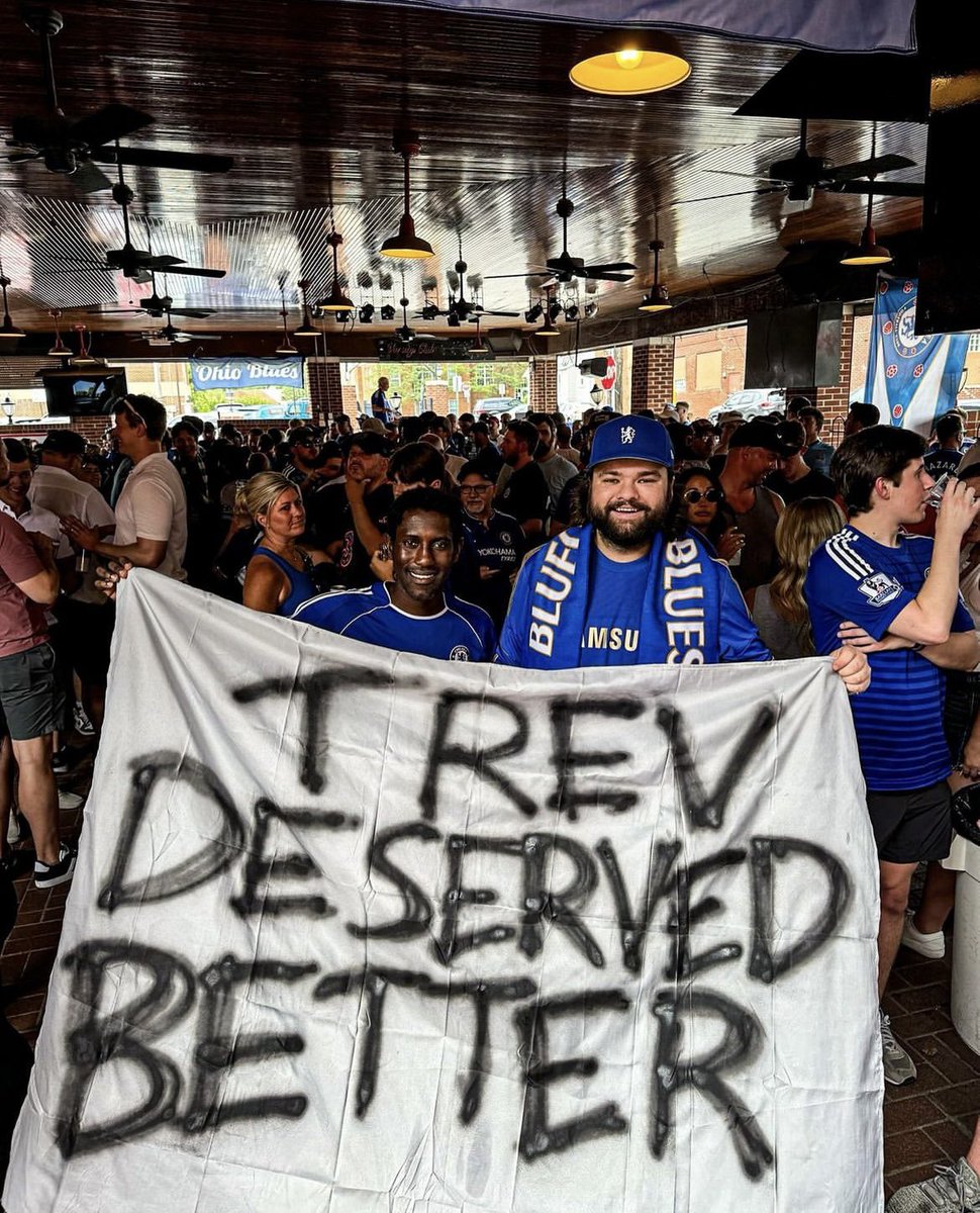 FrankKhalidUK's tweet photo. Chelsea fans showing support for Trevoh Chalobah and quite rightly. https://t.co/S5s54DplaU