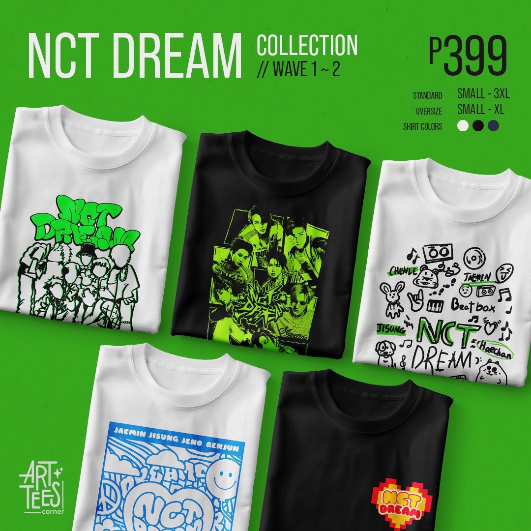 artteescorner's tweet photo. [ wts lfb ph nct dream the dream show 3 manila ph nctzen shirt concert merch ]

Hey, NCTzens! Check out our updated #NCTDream collection just in time for their upcoming #NCTDREAMSHOW3_In_Manila ✨

#NCTzens #NCTDREAM_THEDREAMSHOW3_in_MNL https://t.co/OzhpBPw5Au