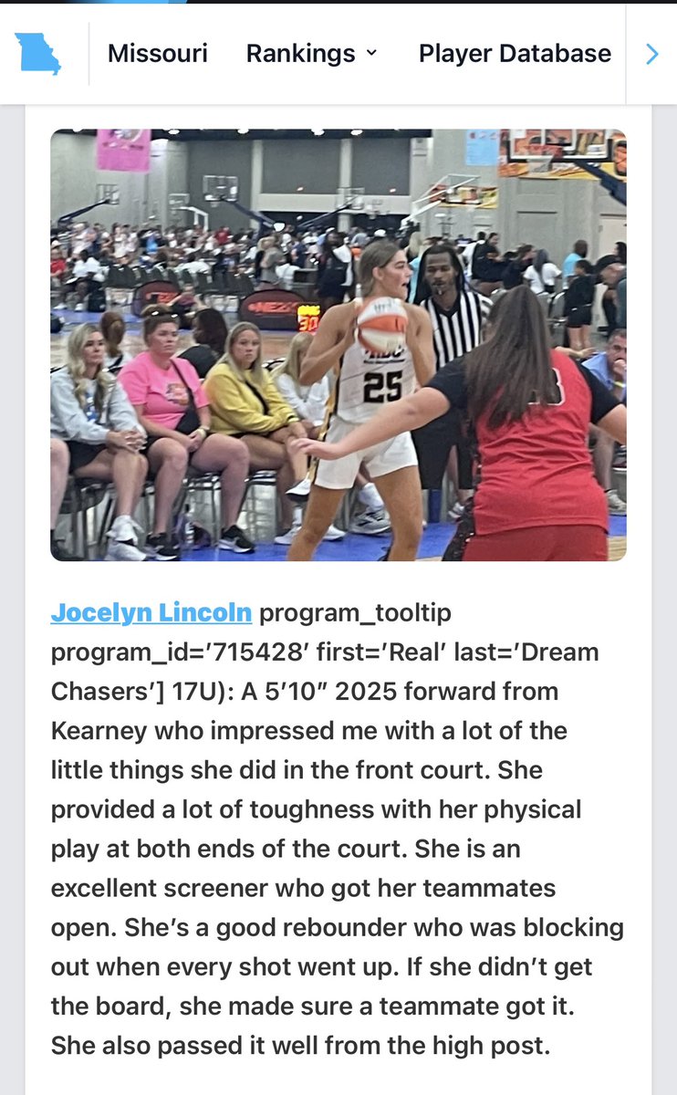 Real Dream Chasers (@real_chasers) on Twitter photo Thank you for recognizing <a href="/jocelynlinco21/">Jocelyn Lincoln</a>. Such a hardworking player and great teammate. An amazing basketball player 💯 <a href="/PGHMissouri/">Prep Girls Hoops Missouri</a> <a href="/PrepGirlsHoops/">Prep Girls Hoops 🏀</a> <a href="/TFNsRun4Roses/">TFN's Run 4 Roses</a> Thank you for recognizing <a href="/jocelynlinco21/">Jocelyn Lincoln</a>. Such a hardworking player and great teammate. An amazing basketball player 💯 <a href="/PGHMissouri/">Prep Girls Hoops Missouri</a> <a href="/PrepGirlsHoops/">Prep Girls Hoops 🏀</a> <a href="/TFNsRun4Roses/">TFN's Run 4 Roses</a>