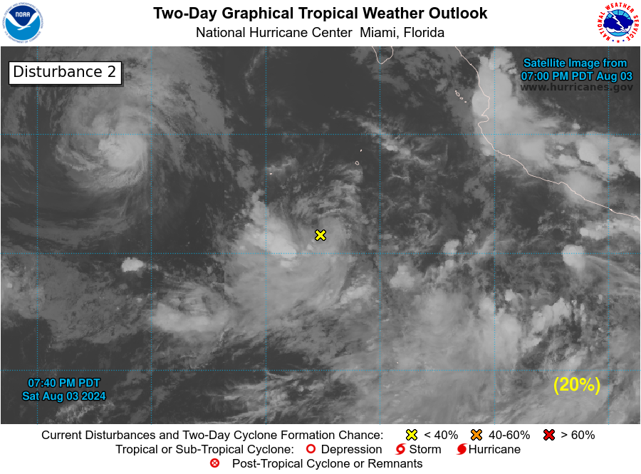 LimWeather's tweet photo. D81 EPAC #HurricaneSeason2024 8pm EDT
New AOI near #Invest96E has 20% chance in 2 and 7 days to become a TC before it merges with the latter
#Wxtwitter #Wxx #EP96 #96E #Tropicswx #HurricaneSeason #Emilia #Fabio #EP97 #97E #Invest97E https://t.co/Yee5IJVoiF