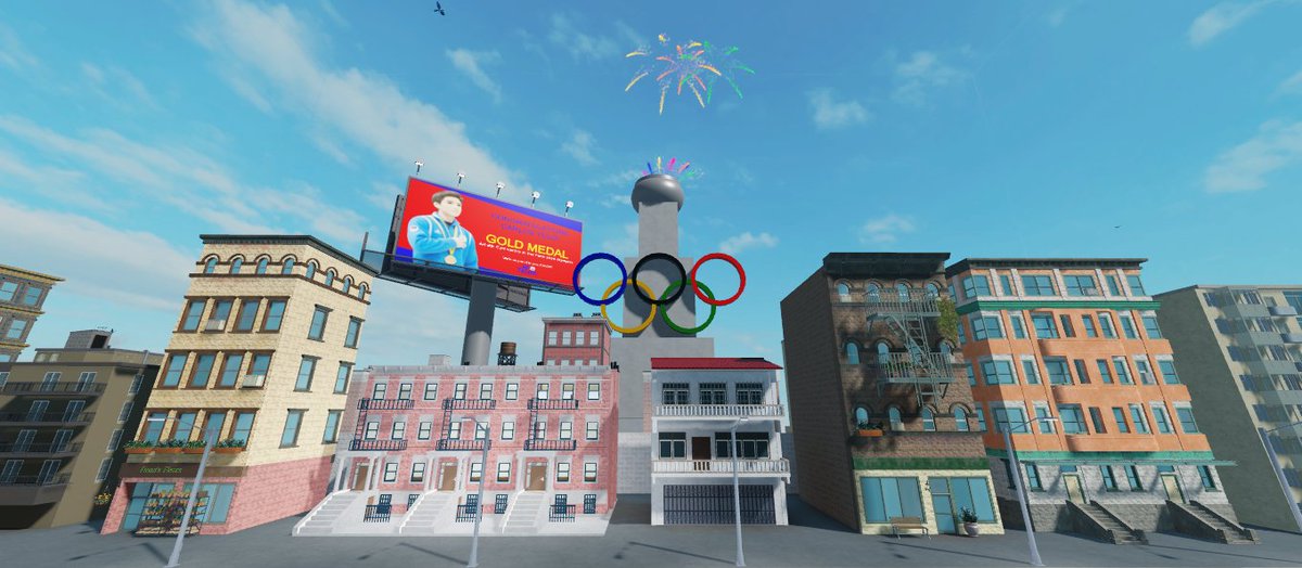 DevKobeRBLX's tweet photo. ABS-CBN on Robblox game greets caloy by adding Olympic flame and posting our greet to him in game #Paris2024 #CaloyYulo #Roblox https://t.co/00GS9Paedj