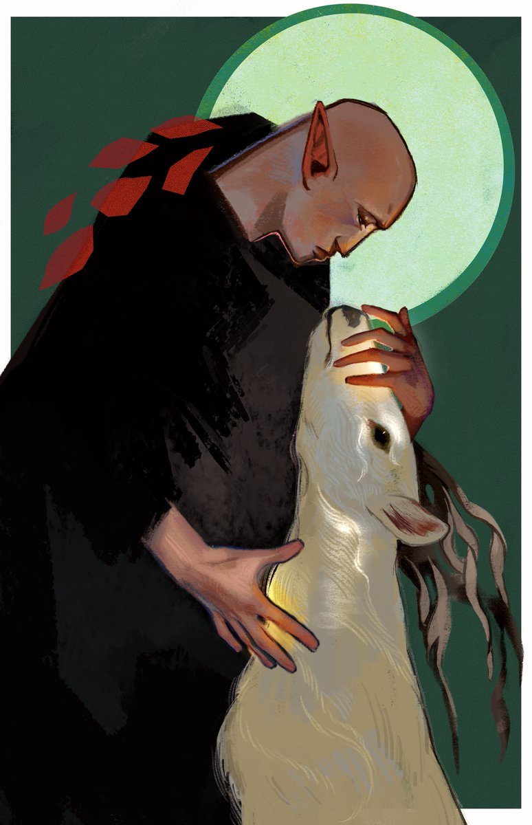shizunpilled's tweet photo. Genesis / Apocalypse 
#DragonAge #Solavellan https://t.co/vQaDv0Jrpj
