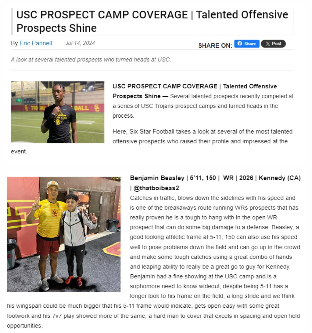 Thank you <a href="/sixstarfootball/">Six Star Football | PLUS+</a> for the article !🙌🏽