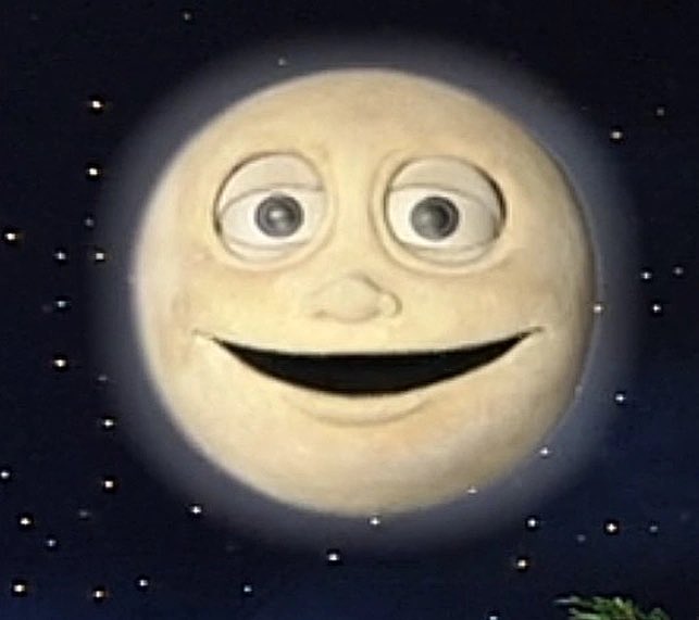 non binary icon luna from bear in the big blue house
