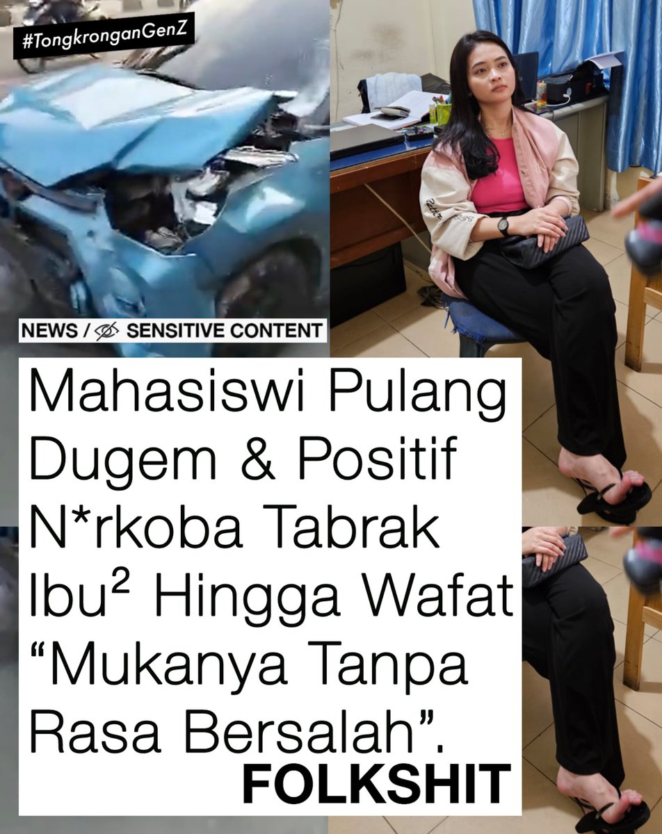 MANA SEMPAT KABUR PAS NABRAK DIA 😭