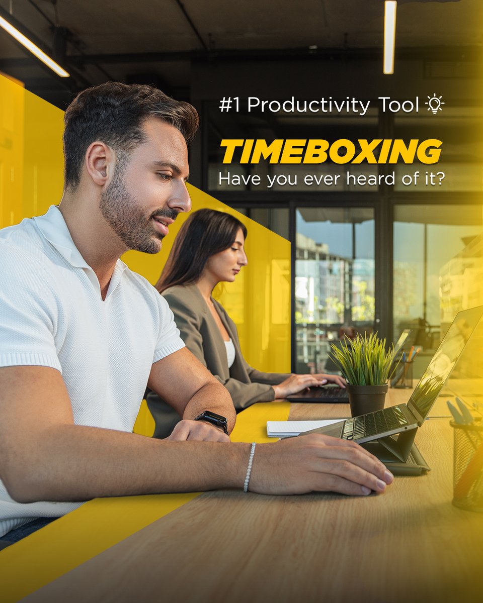 A report by Harvard Business Review reveals that Timeboxing is the #1 Productivity Tool.

It involves translating a to-do list into blocks of time on your calendar, scheduling them, and sticking to that schedule.

#BDD #Timeboxing #WhatsHappeningInThere