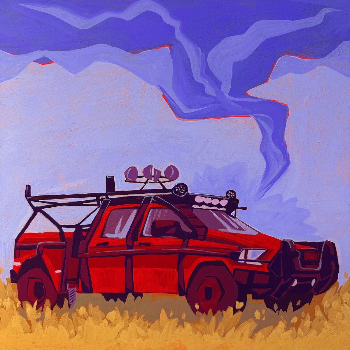 saturnswar's tweet photo. AINT NO LOVE IN OKLAHOM- 
guys i finished this painting here have it i love the truck so much im getting better at painting vehicles 
#Twisters https://t.co/DNs1db1LE3