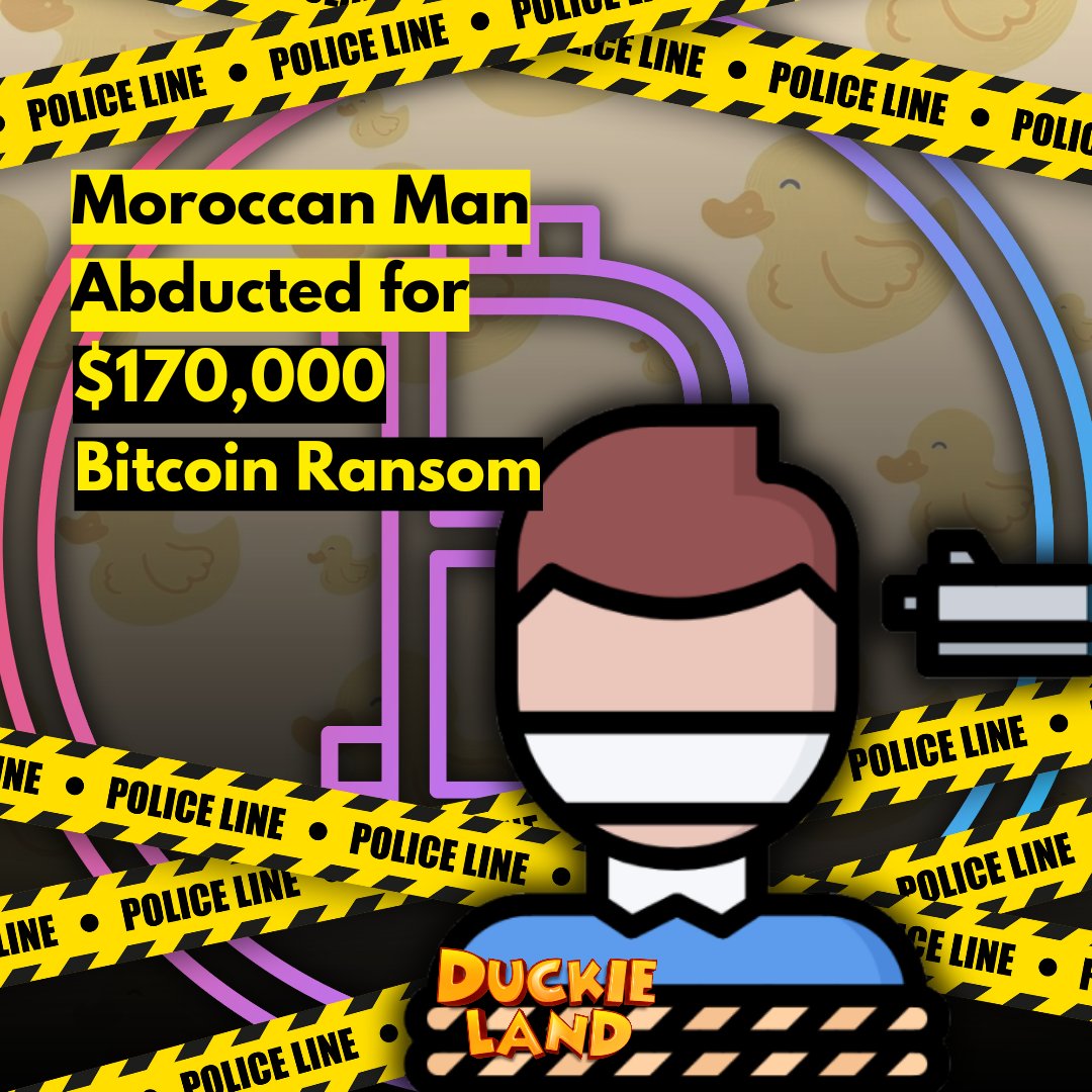 Moroccan Man Abducted for $170,000 Bitcoin Ransom

Read more : instagram.com/p/C-PD_fmPhYZ/…

#viral #bitcoin #cryptocurrency #news #trending #duckieland #mMETA #game