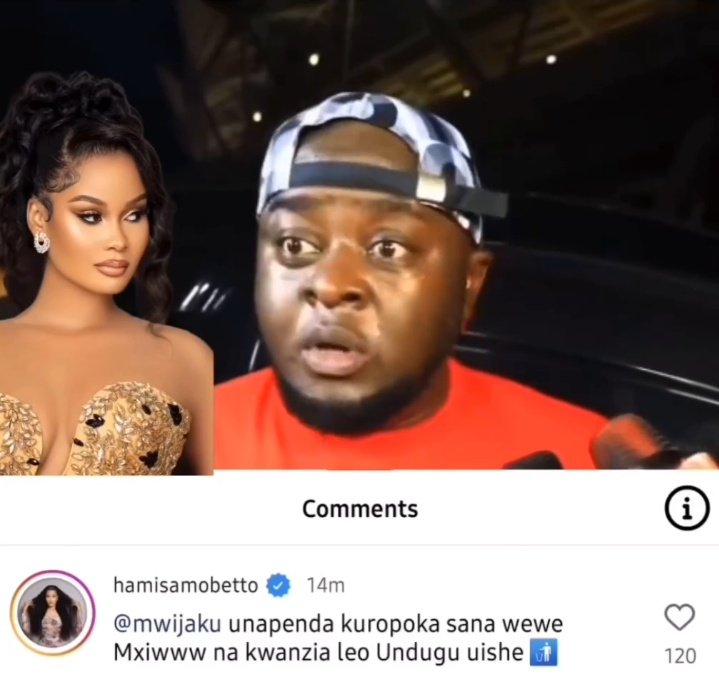 Mwijaku kwa ku ropoka hajambo 🤣🙌

Hamisa ka ibuka nae tu kiroho safii...

Sema hizi mbanga mwijaku hajali ....

Video kwa comment 👇