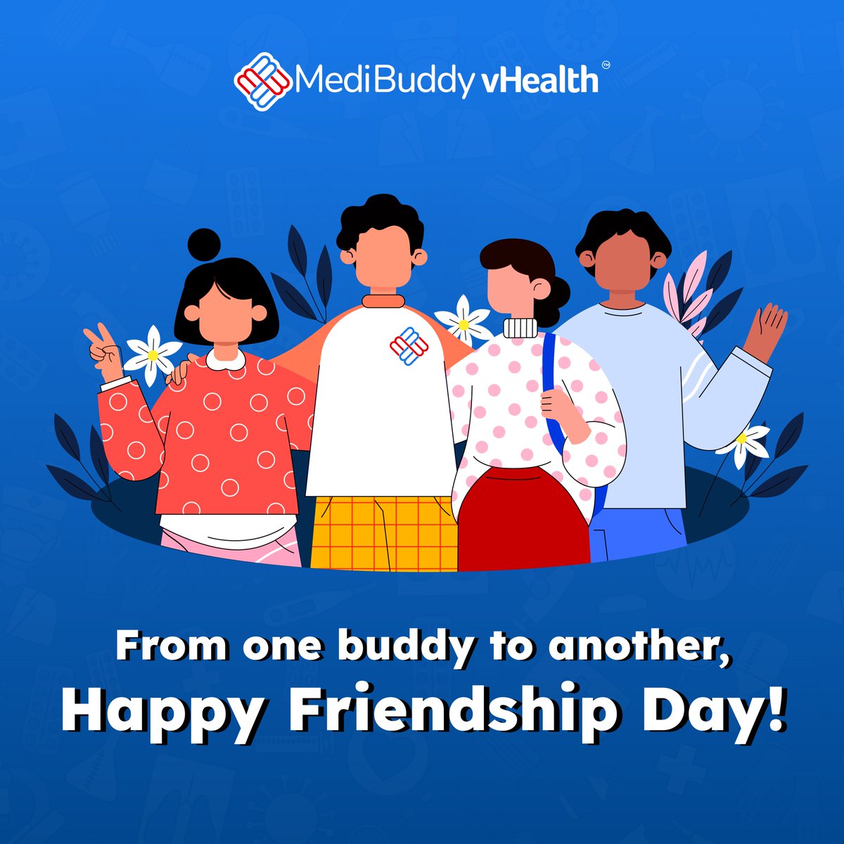 Good friends wish you good health. We have struggled and conquered everyday to make sure that you can rely on us in times of need, just like a buddy would be there for you in your lowest moments.
#medibuddyvhealth

#GoodHealth #TrustYourBuddy #HealthcareSupport #HealthcareHeroes