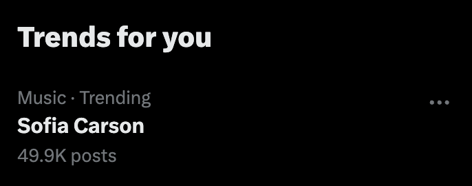 there she goes🥹🤍 <a href="/SofiaCarson/">Sofia Carson</a>
