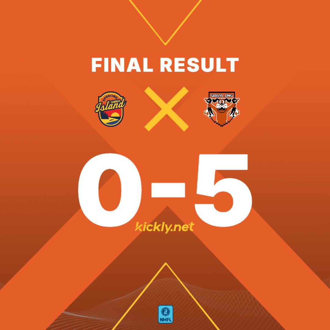 SportingSummer's tweet image. FINAL = Sporting Summer Island 0 - 5 @GraylingGunDogs 

Let's forget this happened. The Next Match is on August 10, The Island Derby Against Hog Island FC.