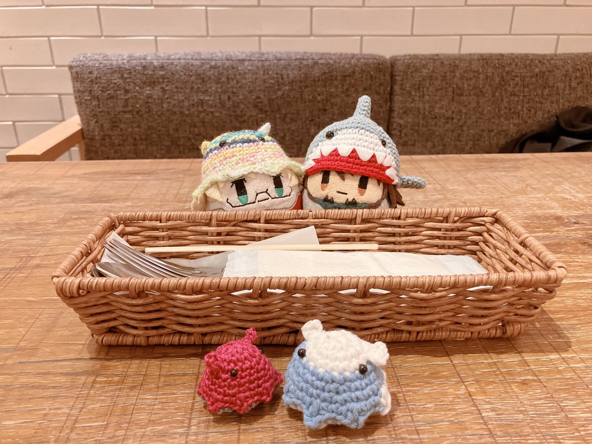 🐙🐰🦈🐯お腹空いた！！

空いたねえ。