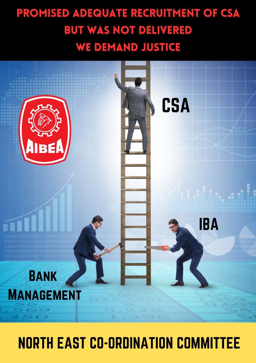 apbeaghy's tweet photo. PSBs in Northeastern States are grossly understaffed.. Adequate Staff helps in achieving the most desirable outcome for any organisation..When it comes to Recruitment in Northeastern States on every occasion we are deliberately ignored.
#PSBRecruitmentNERegion
#AIBEA https://t.co/HVC4eQInUX