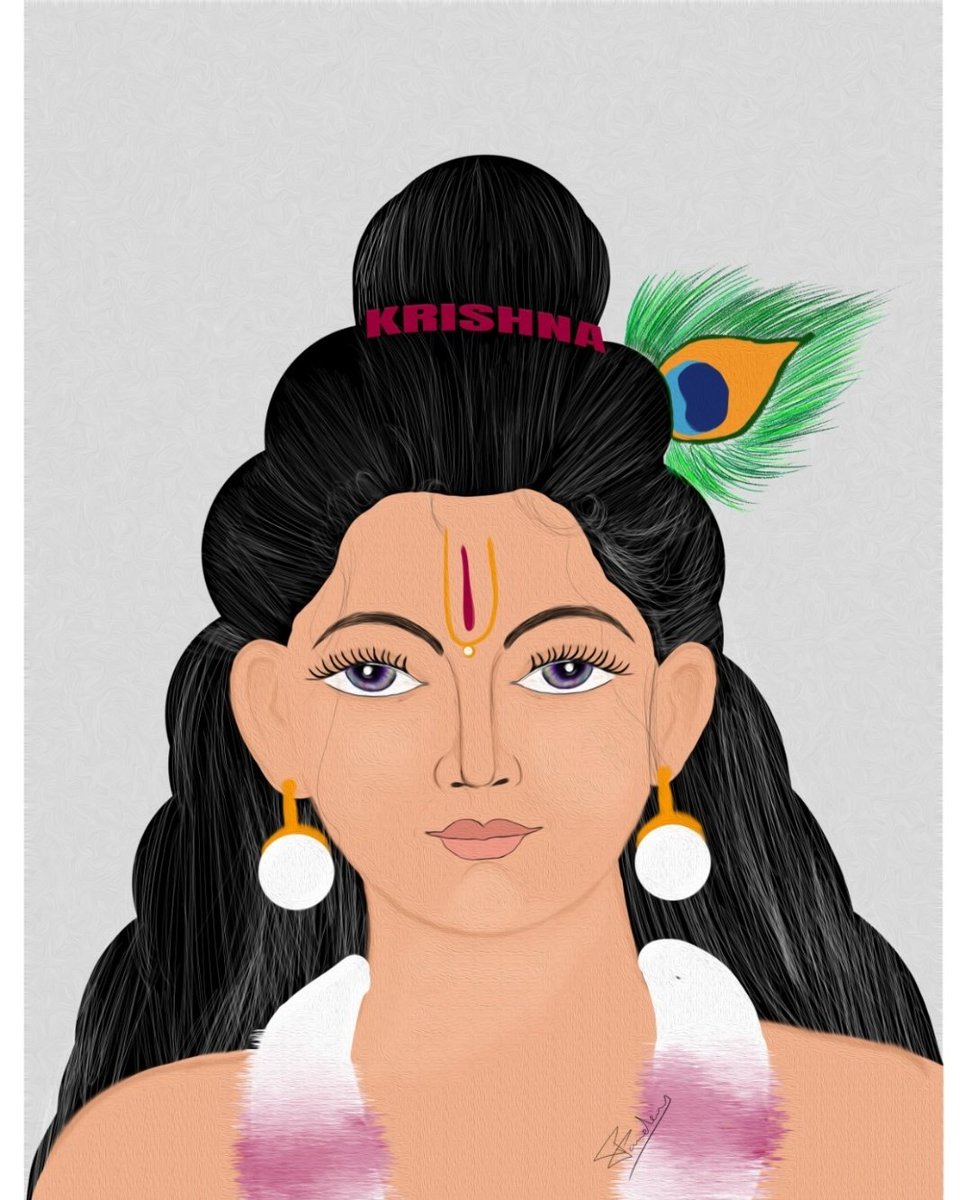 priyalpandey39's tweet photo. Krishna 😍
WHO IS A FRIEND?
One who promises to be with you to support Dharma

One who guides you towards Dharma and dispels all doubts

One who is ready to leave every thing to stick with you and Dharma

One who never forgets his Dharma.
👇 artist: Priyal https://t.co/FwXdtRbSyq