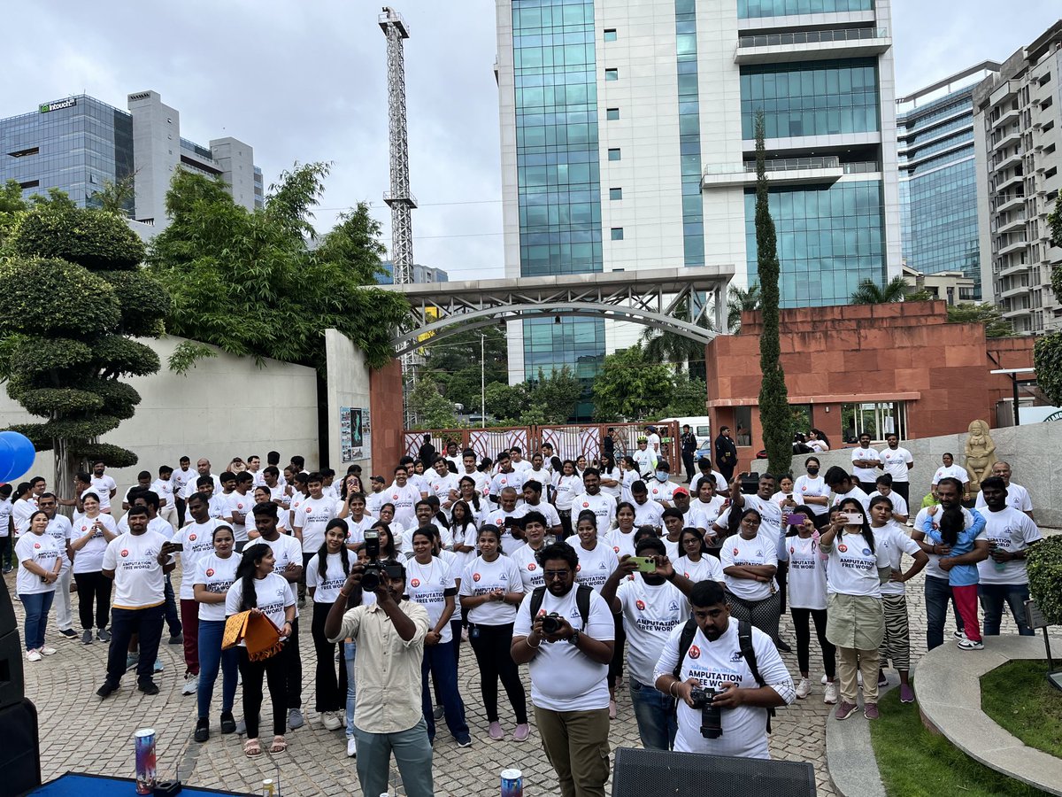 pcvasc's tweet photo. #amputationfreeworld Walkathon at Hyderabad @Vascular_India @World_fvs @VascularSVS @ESVSmembership @AlanLumsdenMD https://t.co/aBx4H58DfH