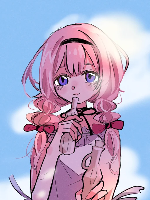 はんぶんこね#描くンゴ 