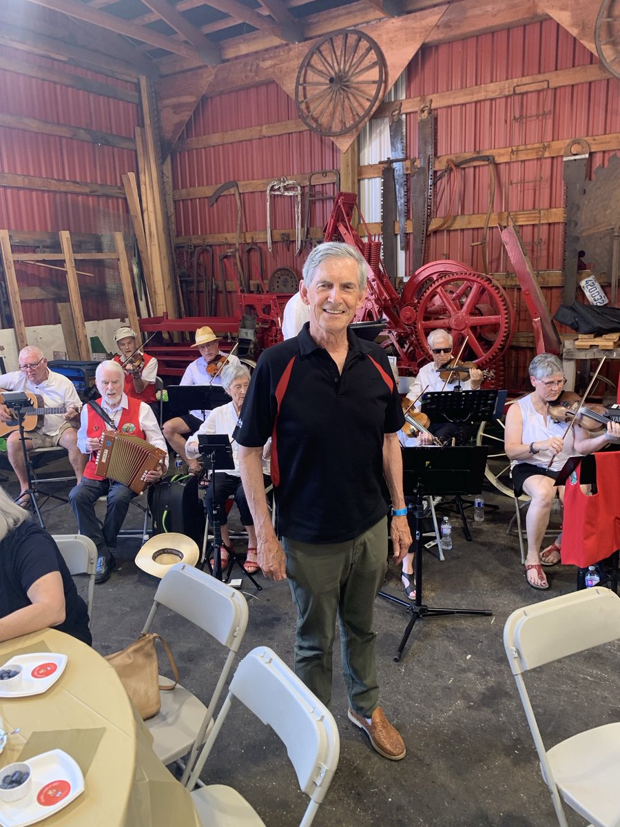 SimonGibsonBC's tweet photo. At the Pioneer Tea representing #Abbotsford city council - wonderful Central Fraser Valley Fiddlers, since 1973. Very well received. ⁦@Agrifair⁩ #agrifair ⁦@ACOC⁩ ⁦@bcagcouncil⁩ #clayburn #matsqui #sumasprairie #metrovancouver #fvrd https://t.co/LLS2TBTJhX