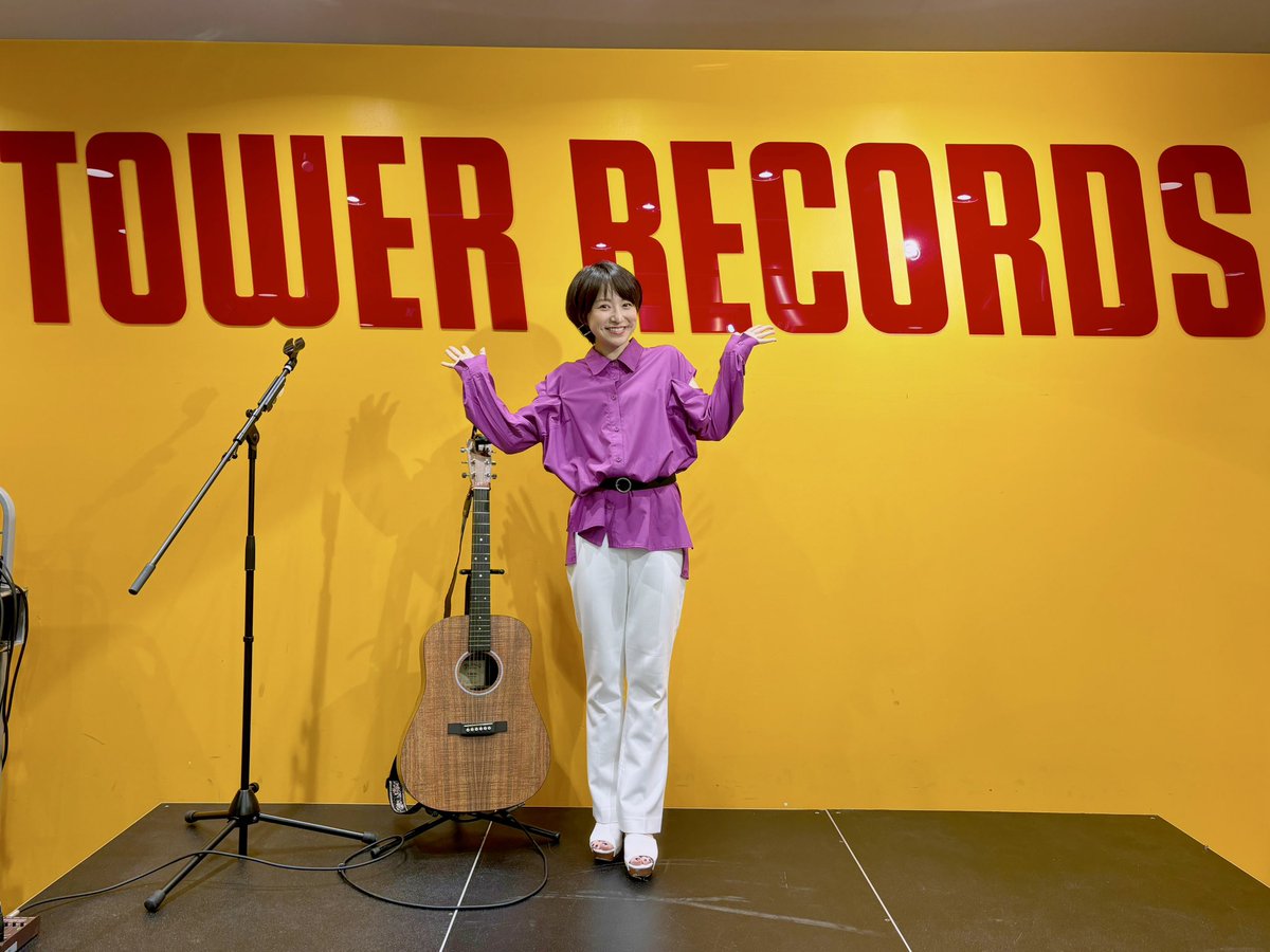 タワーレコード広島店 インストアライブ1回目、 ありがとうご