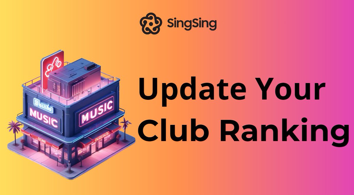 singsingglobal's tweet photo. Don't forget to take care of your club and check your ranking daily! 

💎 Your club will be a powerful tool in the exciting activities we have planned for SingSing. 

Stay active and keep pushing for the top! 🚀🎉 

#SingSingClub #RubyMining #CommunityPower https://t.co/elnY6kxTu6