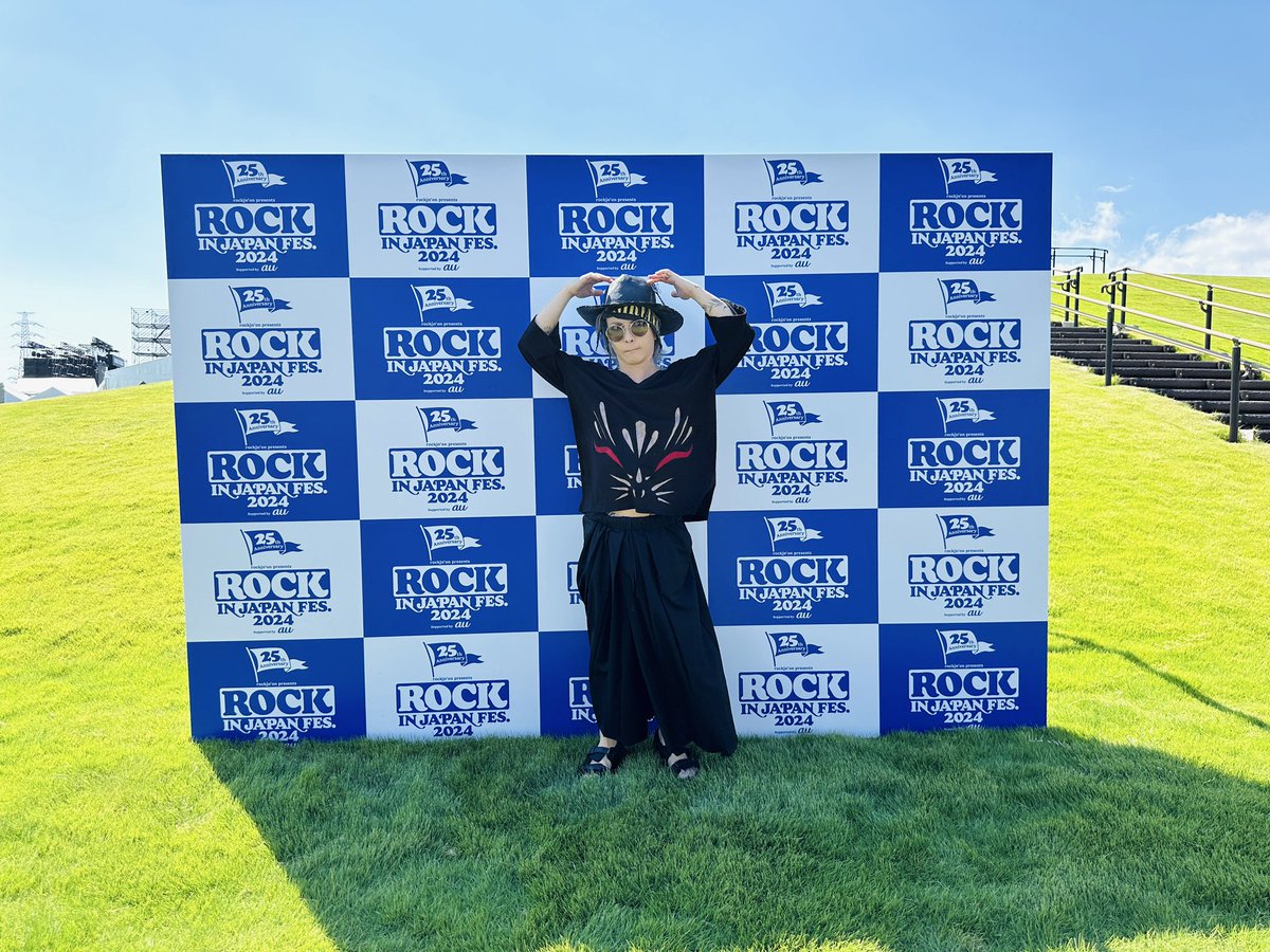 ◇PRESS ROCK IN JAPAN FES. 2024にて HYDEさんに ウールイージー