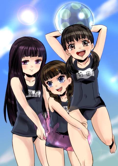 (再掲)ドロドロしてる中。無印女の子達の、水着姿でも見てってくれ#SIREN2024 #異界入り2024 