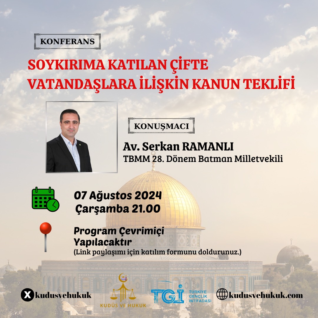 📌 Binlerce Türkiye pasaportlu çifte vatandaş soykırımda rol aldı ve almaya devam ediyor. 

Bu kimselerin yürürlükteki mevzuata göre yargılanması mümkün mü? 
Kanun teklifi neleri içeriyor ve değiştiriyor?
Kanun teklifinin görüşülmesi ne zaman gerçekleşecek?