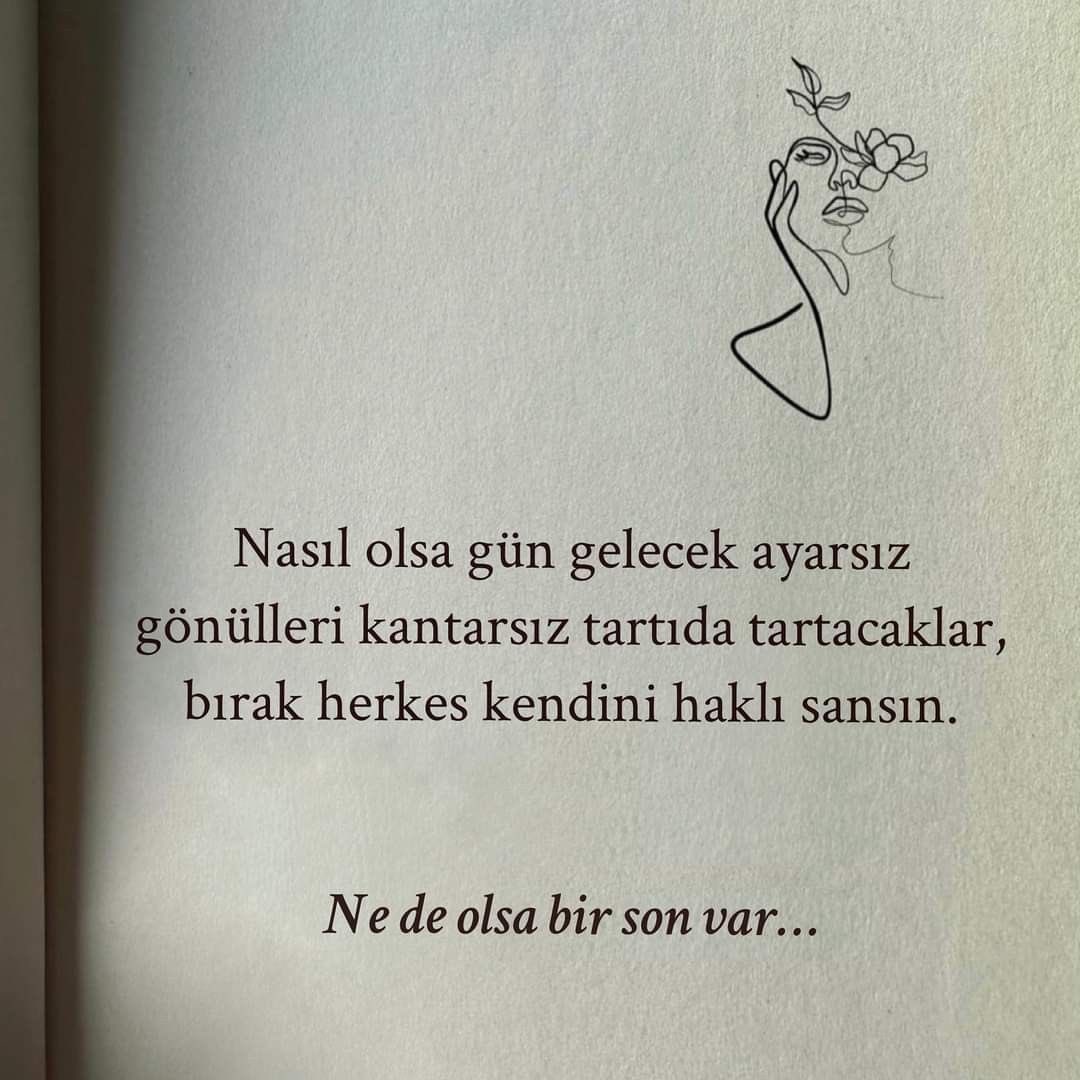 “Bu güzel cümle içimi rahatlattı.”
