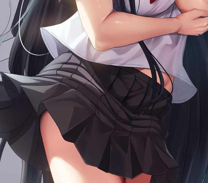 スカートのシワ 