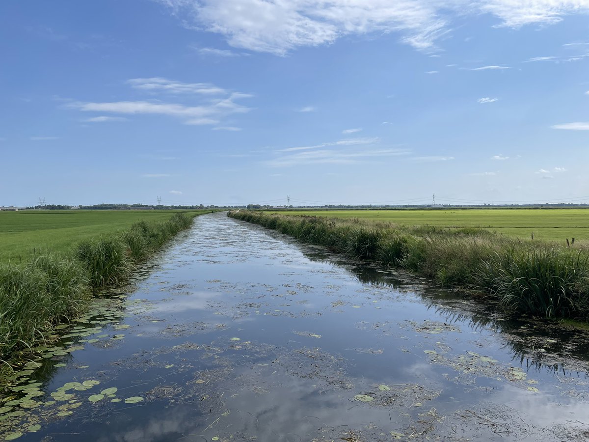 Langs de Gelderse Gracht. Een eeuwenoud afwaterings- en grenswater. De monding in ooit de Zuiderzee is meerdere keren aangepast. Het ligt nu dicht bij het nieuwe Reevediep.